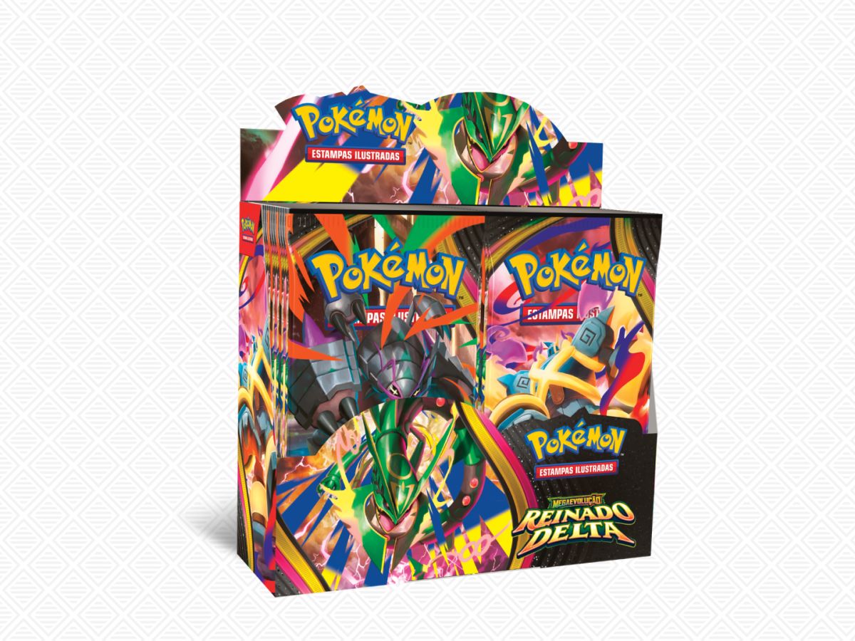 Expositor de pacotes de booster de Reinado Delta